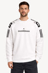Guardman V Yaka Şerit Detaylı Erkek Sweatshirt