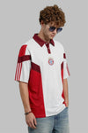 Bayern Münih Arma Detaylı Oversize Polo Yaka T-Shirt