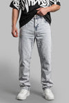 Kar Yıkama Yarım Baggy Denim Pantolon